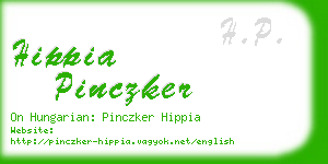 hippia pinczker business card